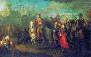 Grigoriy Ugryumov Alexander Nevsky in Pskov, after they victory over the Germans oil on canvas